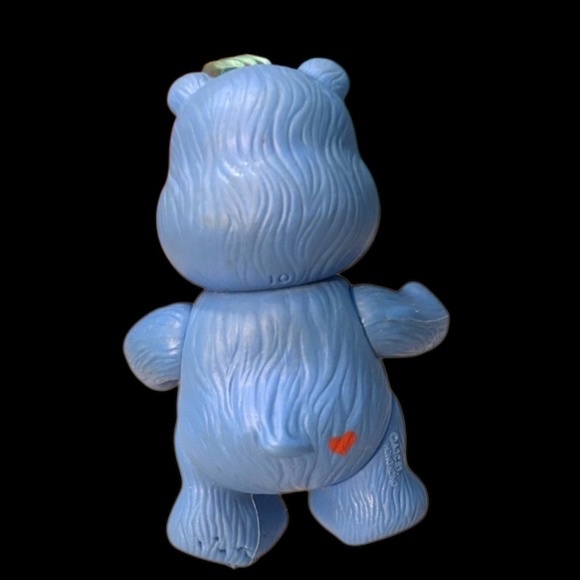 Vintage 1983 Care Bears Grumpy Bear Posable PVC Action Figure - Picture 6 of 11